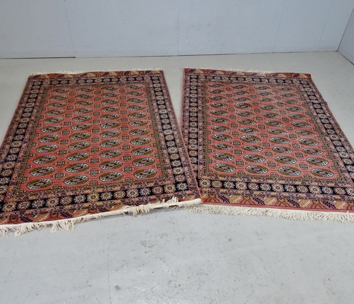 1 par maskinvävda mattor, Atlas Halilri, Turkiet, 1900-tal