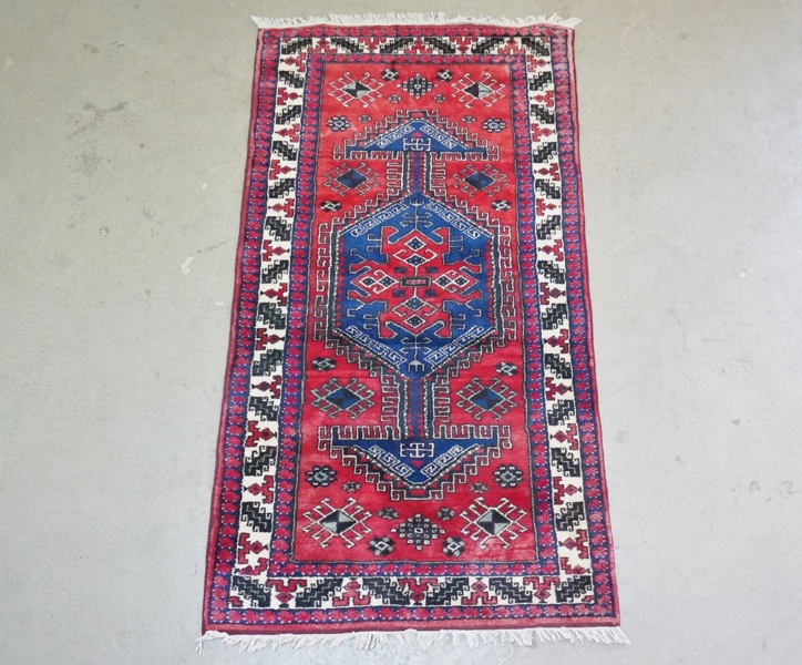 Matta, handknuten, ca 195*104 cm