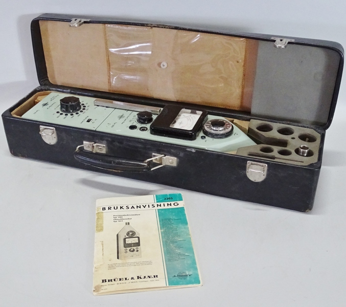 Precisionsljudnivåmätare samt oktavfilterenhet, Brüel & Kjær, Danmark