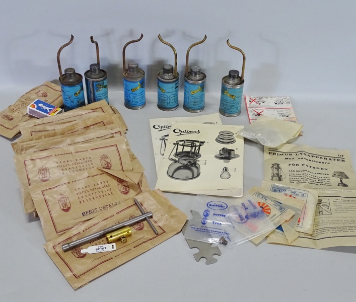 Parti div. tillbehör för spritkök