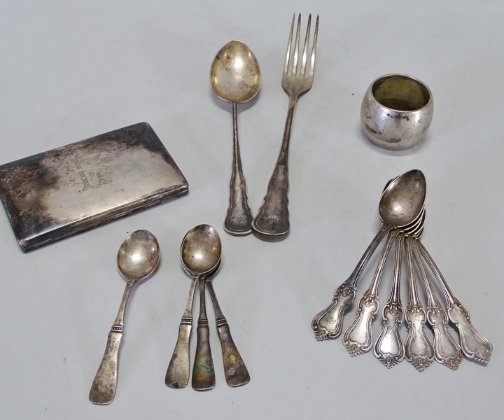 Parti silverföremål, 1900-tal