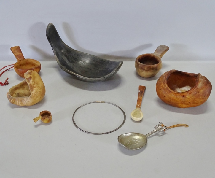 parti sameslöjd, 1900-tal, 8 delar