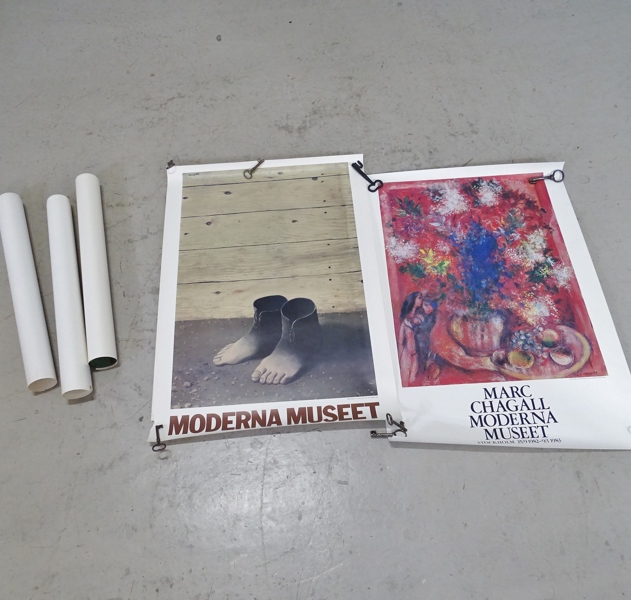 5 st. affischer, Moderna Museet