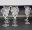 6 st. vinglas samt 2 st. champagneglas "Blåklocka" för DUKA
