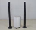 1 par högtalare samt subwoofer, PLS, modell T3 silver och DS3004BP-DLS