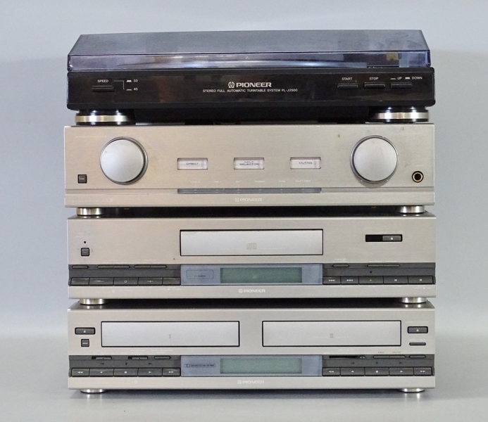 Stereopaket, Pioneer, PL-J2500, A-J7, PD-J7 och T-J7