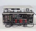 Receiver samt DVD-spelare, Yamaha och Sony, RX-V457 och RDR-HX710