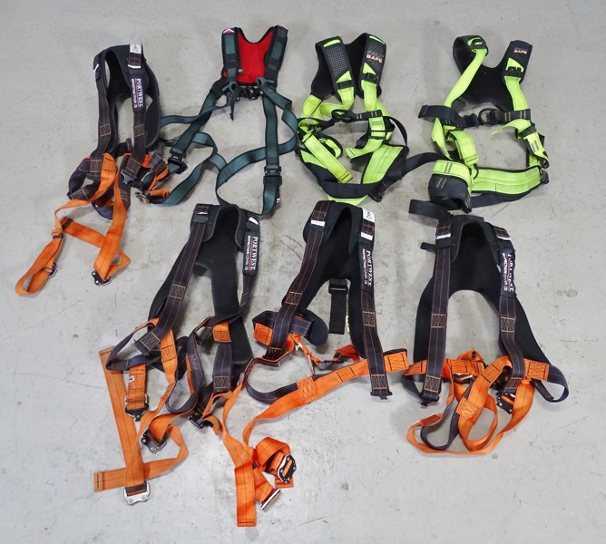 7 st. fallskyddssele, Cresto, PortWest och FallSafe