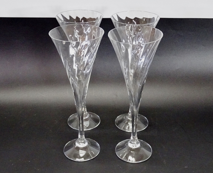 4 st. champageglas "Helena" Gunnar Cyrén, Orrefors