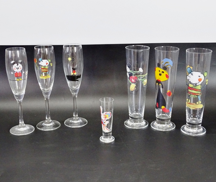 Parti diverse glas, Lasse Åberg, 7 delar