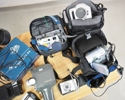 Stort parti kameror & tillbehör
