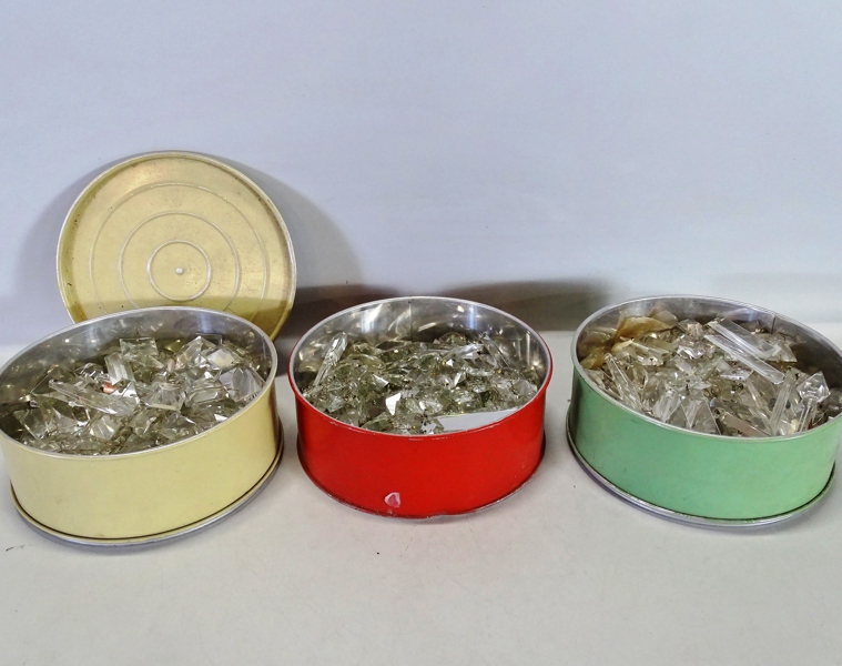 Parti prismor för lampa, 1900-tal