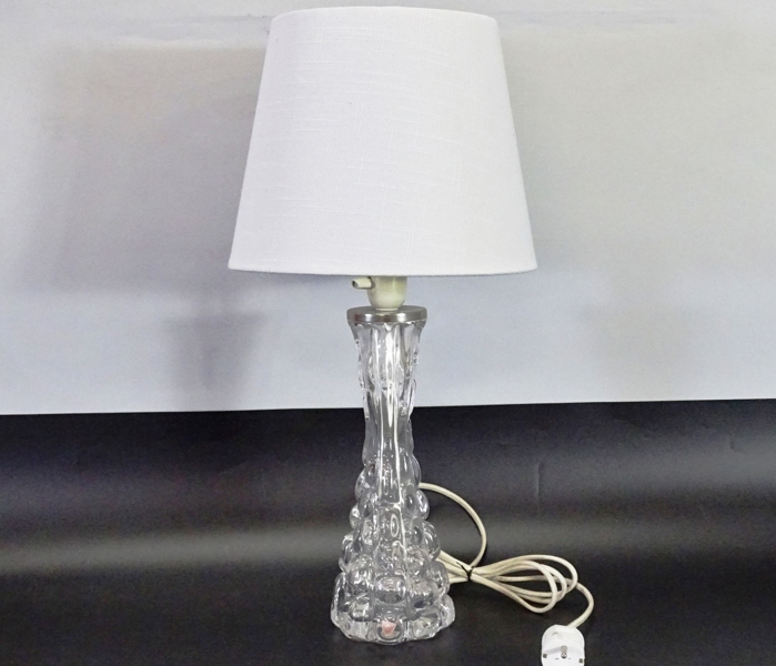 Bordslampa, Carl Fagerlund, Orrefors, 1900-talets andra hälft