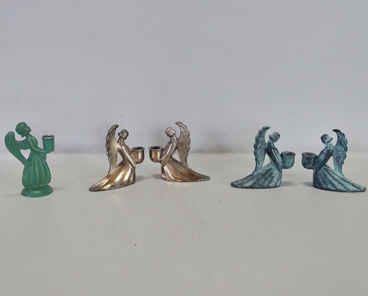 4+1 ljusstakar, troligen Ystad Metall