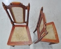 1 par stolar, antika, omkring sekelskiftet 18/19