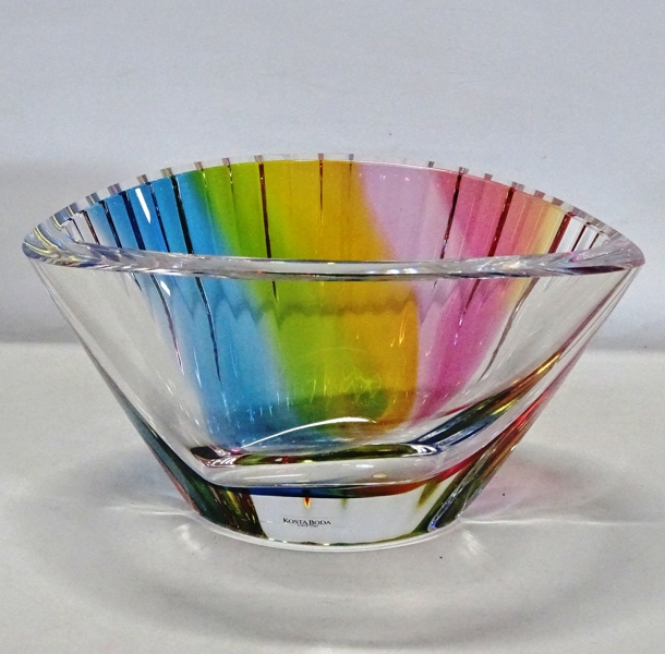 Skål, Göran Wärff "Crystal Movement, Kosta Boda G.Wärff atelier