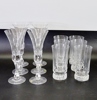 6 +6 st. champagne- samt highballglas "Prince" Göran Wärff, Kosta Boda