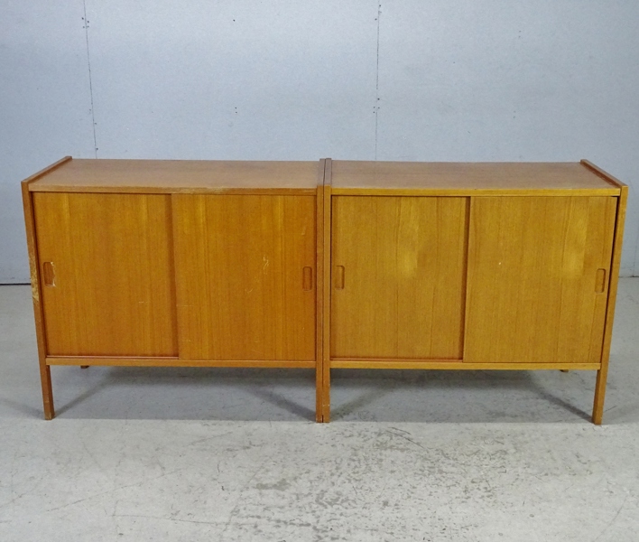 Sideboard tvådelat med skjutdörrar, 1950/60-tal