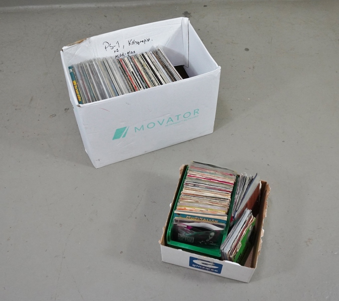Parti vinylskivor, LP / singel, blandade genrer