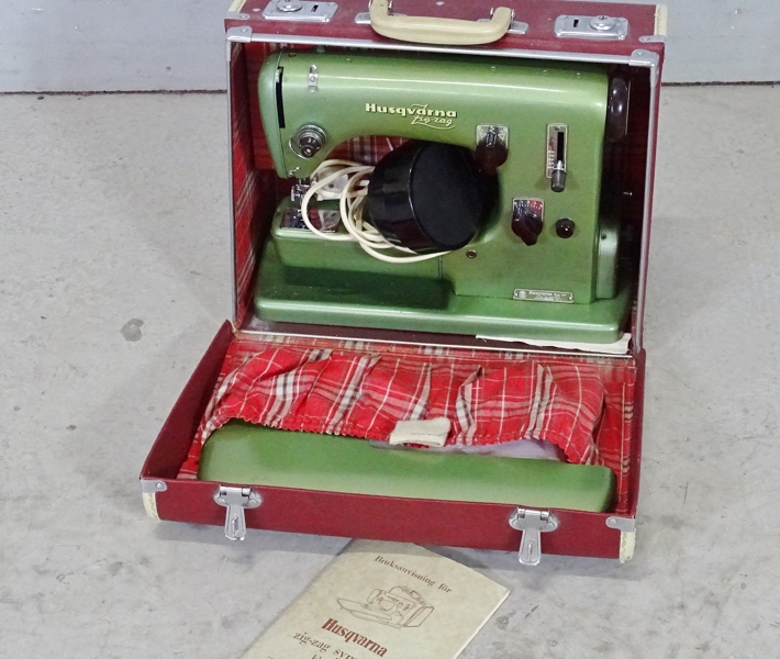 Äldre symaskin "Zig-Zag" Husqvarna, Typ 20