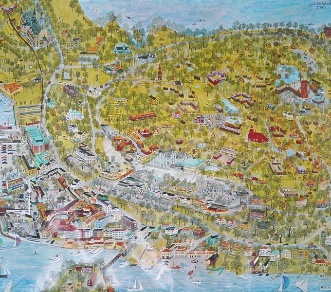 Affisch, Djurgården 1980