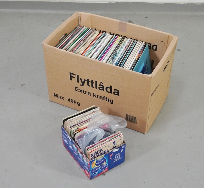 Parti vinylskivor, LP / singlar, blandade genrer