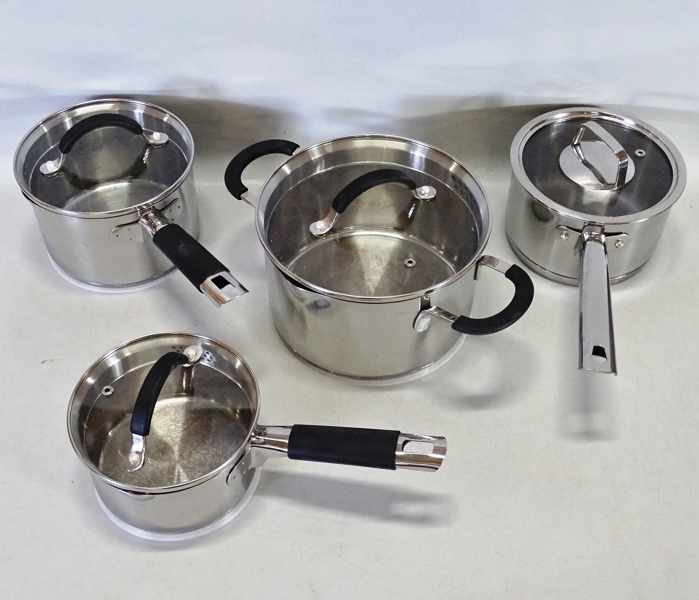 4 st. kastruller, Anders Petter och ICA