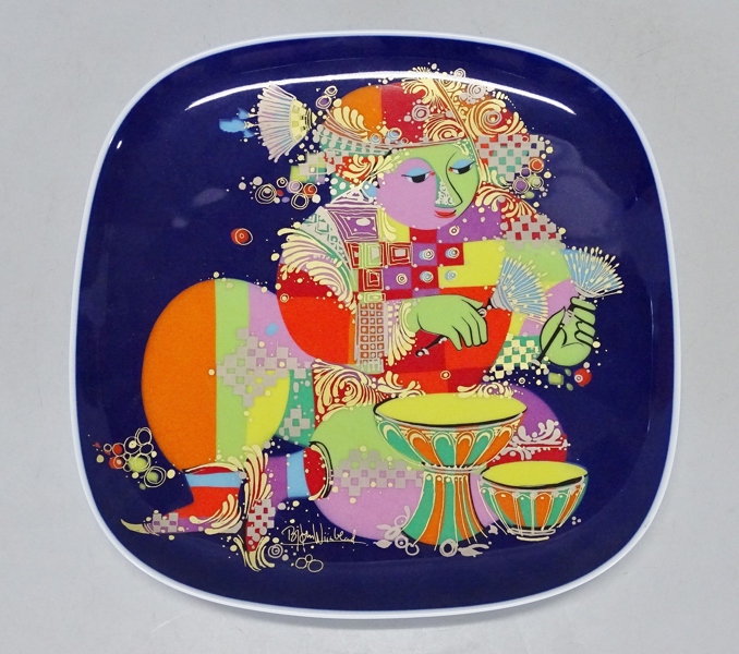 Prydnadsfat, Bjørn Wiinblad, Rosernthal, 1900-tal, Tyskland