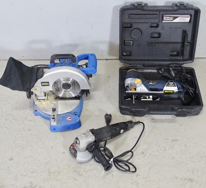 Sticksåg, kap och gersåg, Mac Allister, Black & Decker samt Meec Tools