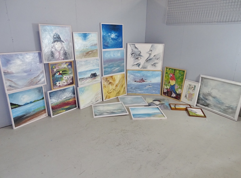 Stor samling tavlor, Roger Krantz