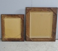 2 st väggspeglar, med äldre ramar
