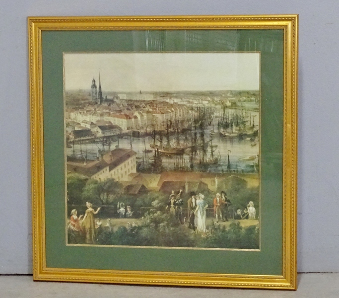 Tryck "Utsikt från Mosebacke"