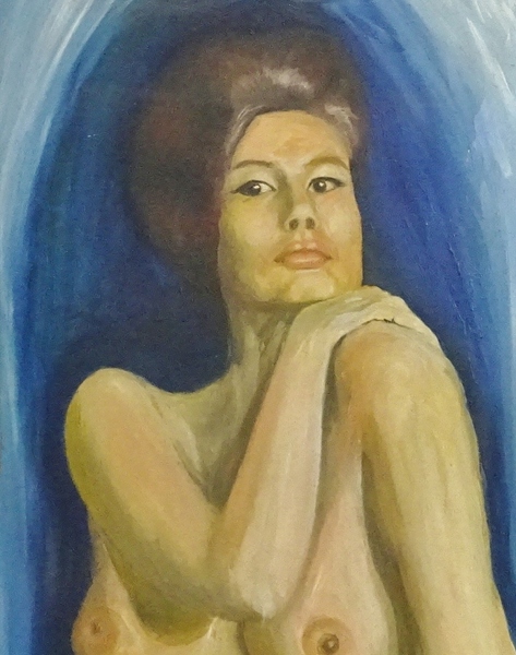 Oljemålning, "Naken kvinna"