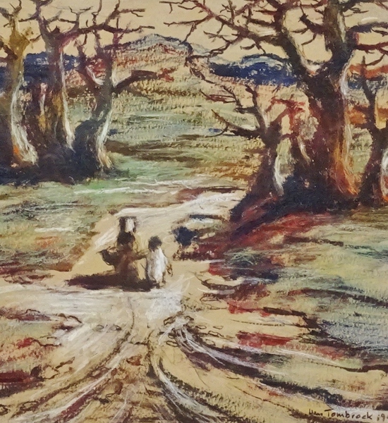 Pastellmålning, Hans Tombrock