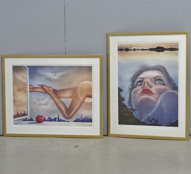 2 st litografier, Jan Zielecki