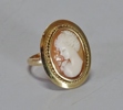 Ring, Camé, guld 18K, 1900-tal