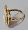 Ring, Camé, guld 18K, 1900-tal