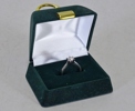 Ring, vitguld 18K med diamant