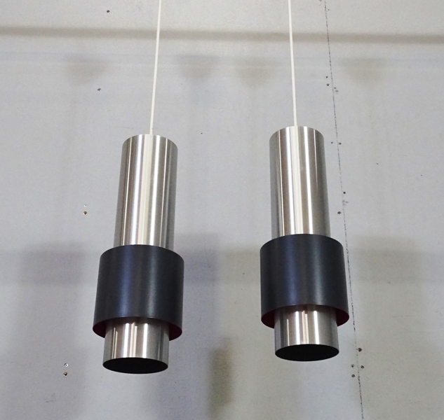 1 par taklampor "Zenith" Jo Hammerborg, Fog & Morup, 1960-tal, Danmark