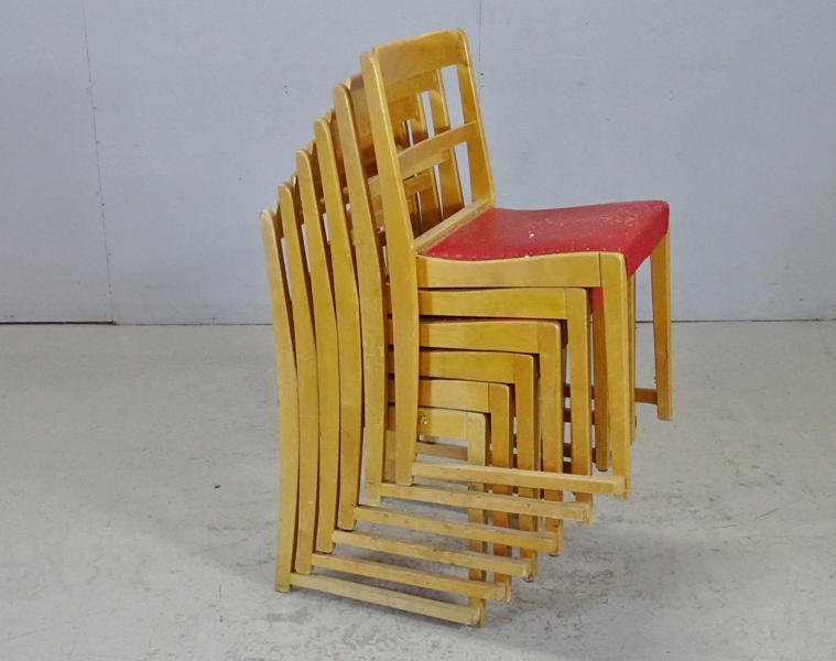 6 st. stolar "orkesterstol stil" 1900-taletas mitt