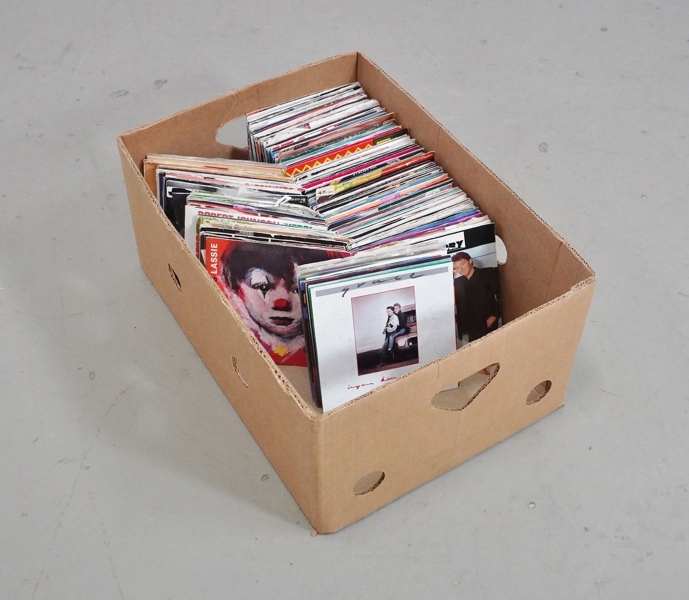 Parti vinylskivor, singlar, blandade genrer