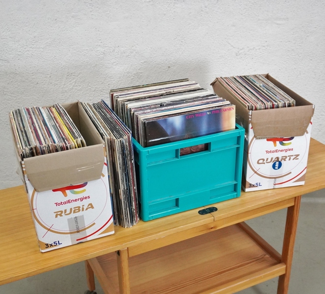 Parti vinylskivor, LP, blandade genrer