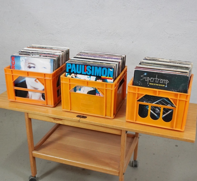 Parti vinylskivor, LP, blandade genrer