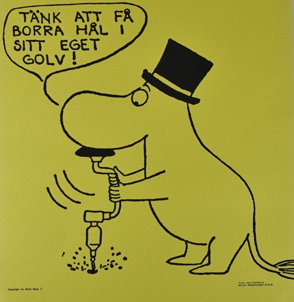 Affisch, Mumin, efter Tove Jansson