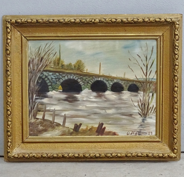 Oljemålning på duk, Olle Nyman