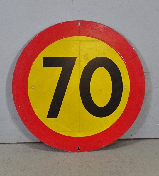 Skylt, " Hastighetsskylt 70 & 90" 