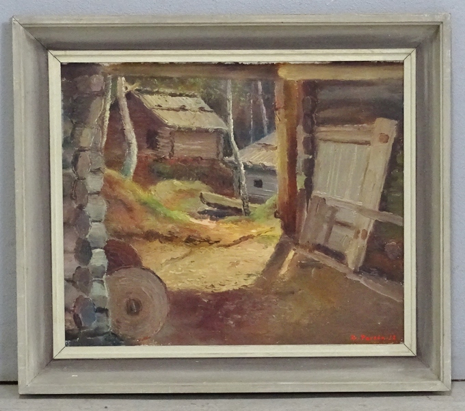 Oljemålning på duk, David Parsén