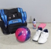 Bowling-kit, 3delar, väska, klot samt skor