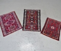 3 st. handknutna mattor, orientaliska