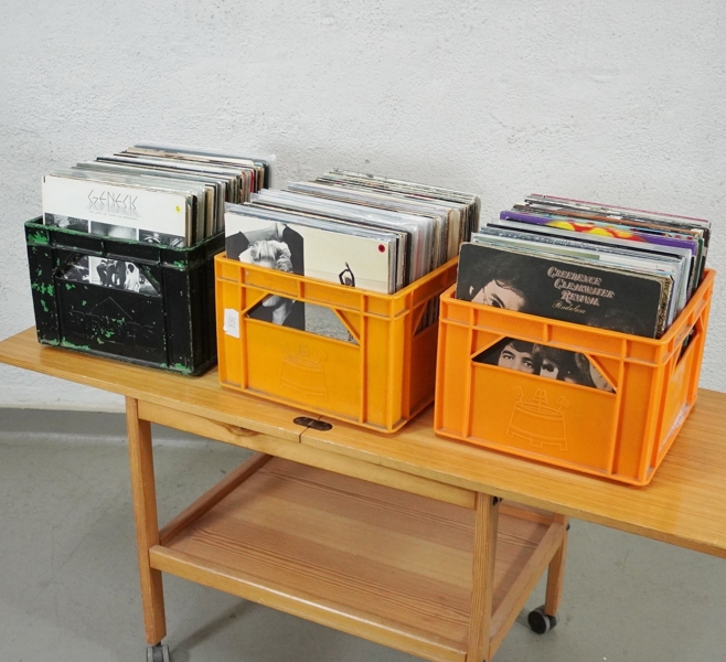 Parti vinylskivor, LP, blandade genrer